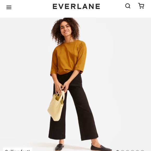 Everlane Denim - Everlane The Organic Wide-Leg Pant Black